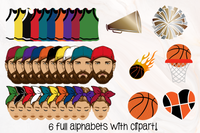 Basketball Doodle Alphabet