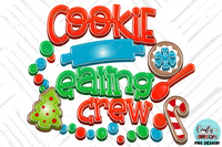 Cookie Eating Crew Sublimation Png