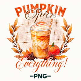 Pumpkin Spice Everything Png