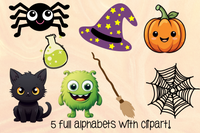 Halloween Doodle Alphabet