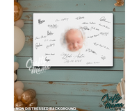 Baby Guestbook Canvas Sign