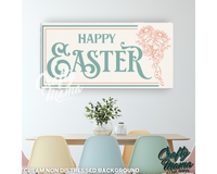 Happy Easter Canvas Sign