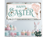 Happy Easter Canvas Sign