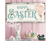 Happy Easter Canvas Sign