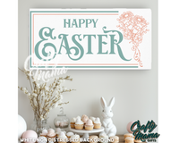 Happy Easter Canvas Sign