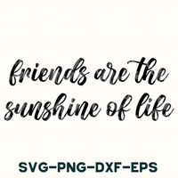 Friends Are The Sunshine Of Life