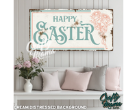 Happy Easter Canvas Sign