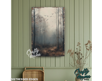 Misty Forest Canvas Sign