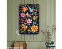 Vivid Birds Canvas Sign