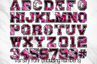 Pink Paint Doodle Alphabet