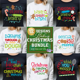 Christmas Baking Svg Bundle