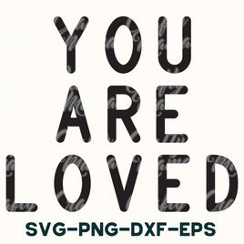 Mental Health Svg, You Are Loved