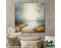 To Everything There Is A Season Canvas Sign