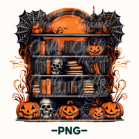 Halloween Library Png