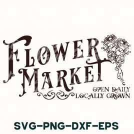 Flower Market Svg File