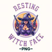 Resting Witch Face Png