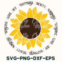 Sunflower Svg, Happiness, Love