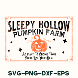 Sleepy Hollow Pumpkin Farm Sign