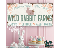 Wild Rabbit Farms Canvas Sign