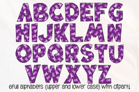 Pancreatic Cancer Awareness Doodle Alphabet