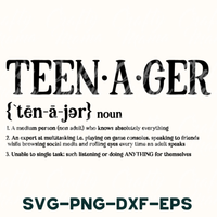 Teen Definition Svg, Teenager