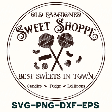 the logo for sweet shoppe best sweets in town