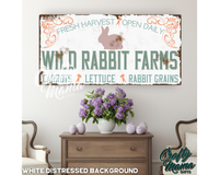 Wild Rabbit Farms Canvas Sign