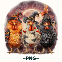 Spooky Chickens Png