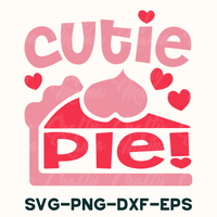 cutie pie svg - png - dxf - eps