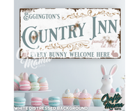 Easter Country Inn Canvas Sign