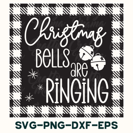 christmas bells are ringing svg file