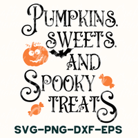 Pumpkins Sweets And Spooky Treats