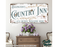 Easter Country Inn Canvas Sign