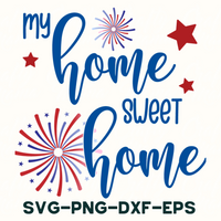 My Home Sweet Home Sign Svg