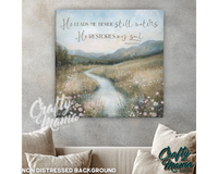 Psalm 23 Canvas Sign