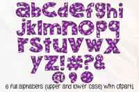 Pancreatic Cancer Awareness Doodle Alphabet