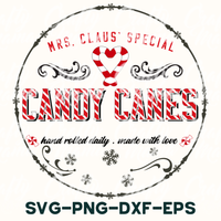 candy canes svg - png - dxf - eps example