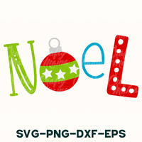 a christmas ornament with the word noel on it