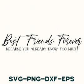 Best Friends Forever | Best Friends Svg