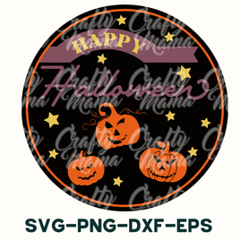 a happy halloween svg - png - dxf - eps