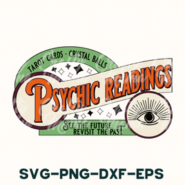 Psychic Readings, Vintage Farmhouse Sign