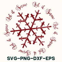 a snowflake with the words svg - png - dxf