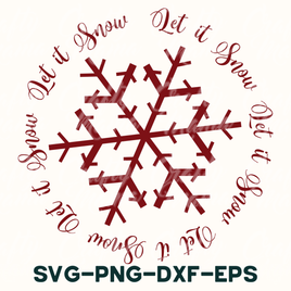 a snowflake with the words svg - png - dxf