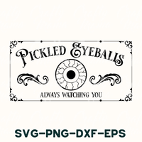 Pickled Eyeballs, Vintage Farmhouse Sign