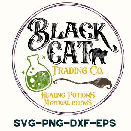 black cat trading co logo