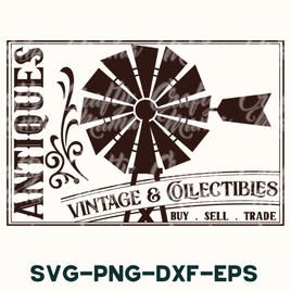 Antiques And Collectibles Svg File