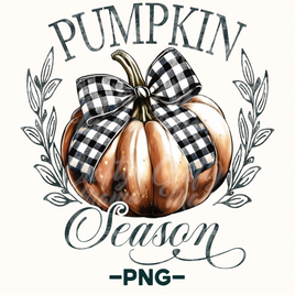 Coquette Pumpkin Season Png