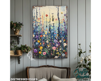 Flower Meadow Canvas Sign