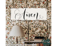 Amen Canvas Sign