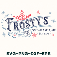 frosty's snowflake cafe logo